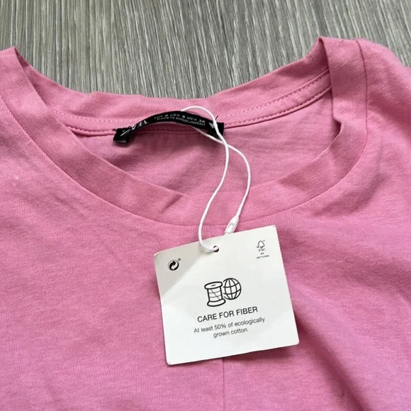 Zara Front Knot Crop Top - Picture 2 of 5